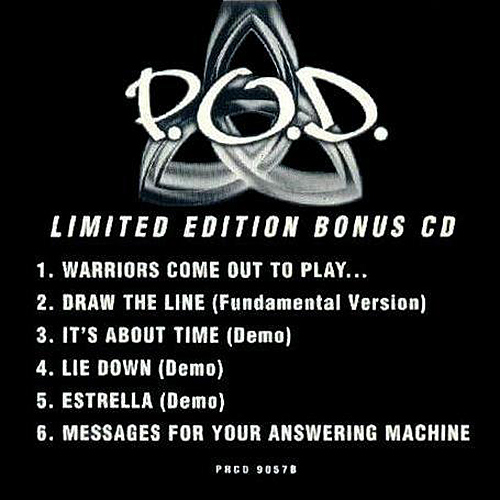 POD POD Limited Edition Bonus CD